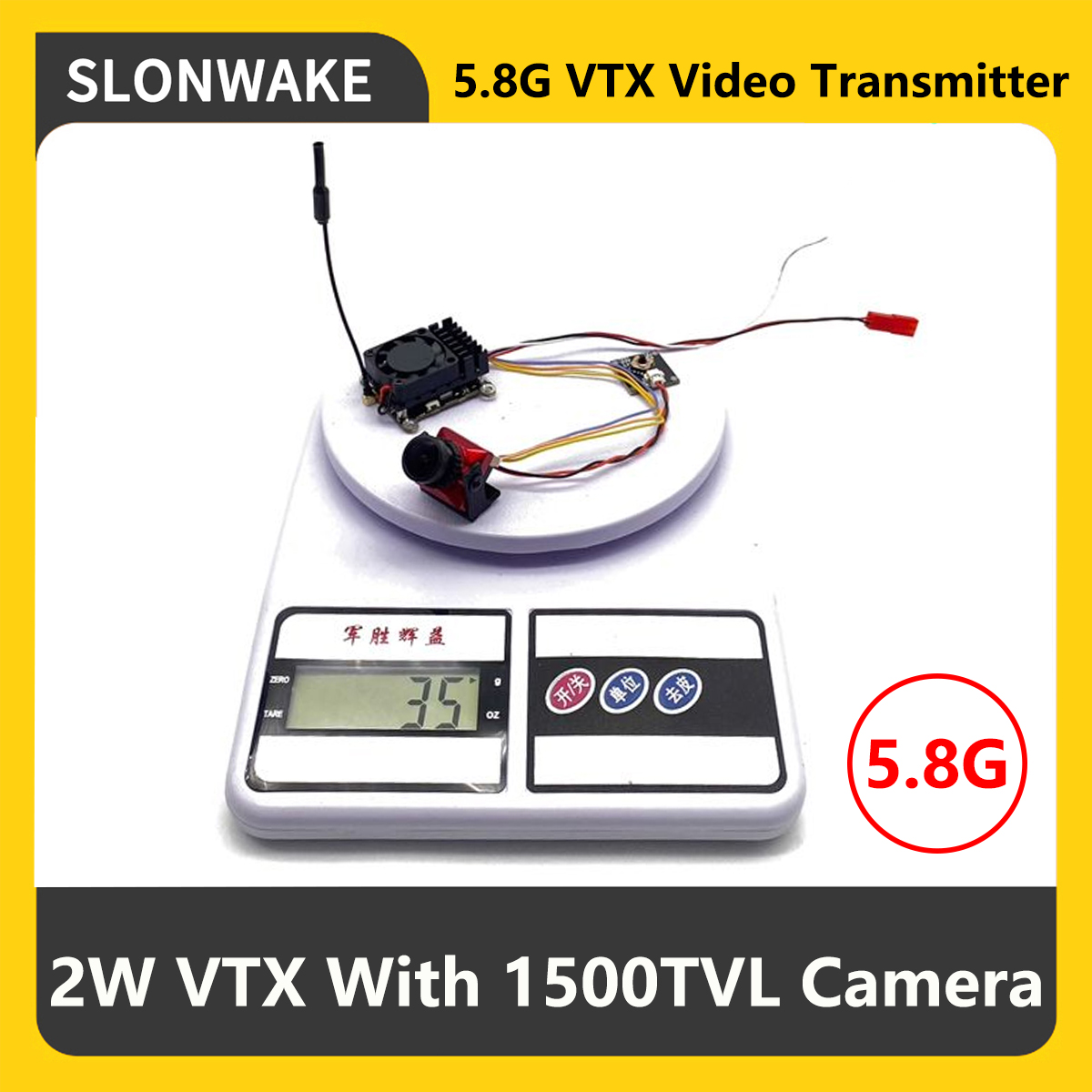 Fpv Drone Frame - SLONWAKE 5.8G 2000mW FPV VTX Sender
